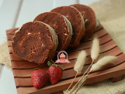 Bolu Gulung Coklat Snack Box DKM