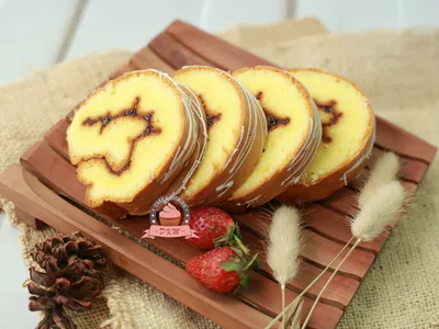 Bolu Gulung Vanilla Snack Box DKM