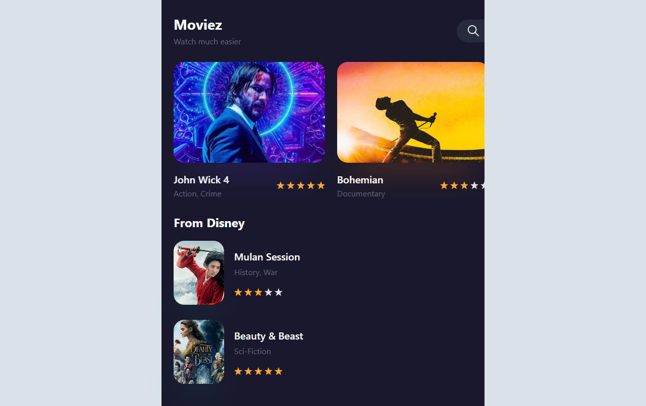 Moviez Streaming screenshot