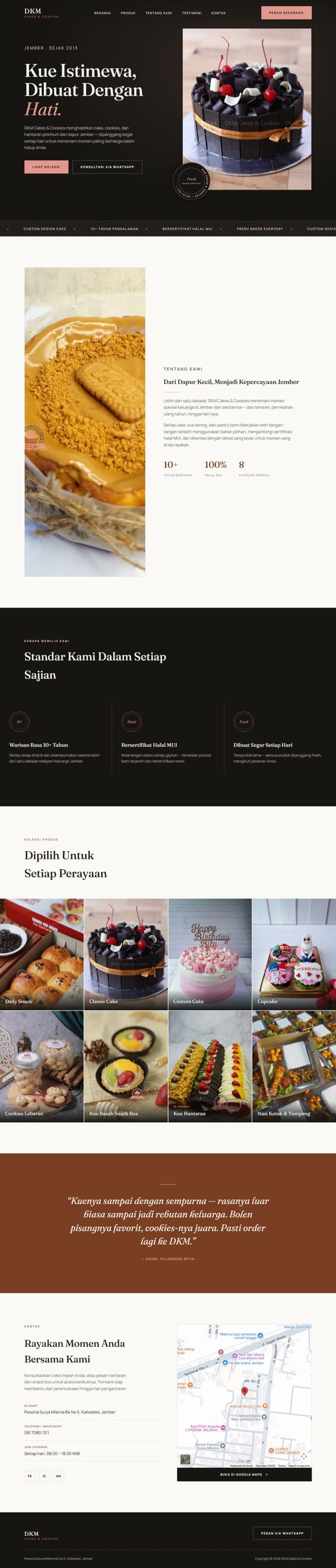 DKM Cakes & Cookies screenshot