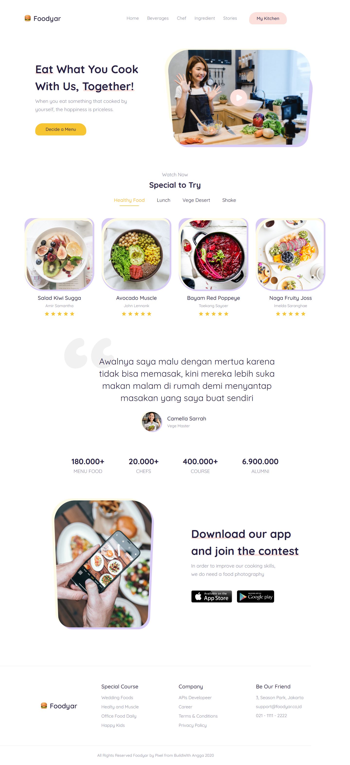 Foodyar screenshot
